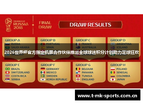 2026世界杯官方指定机票合作伙伴推出全球球迷积分计划助力足球狂欢 2026世界杯官方指定机票合作伙伴推出全球球迷积分计划助力足球狂欢